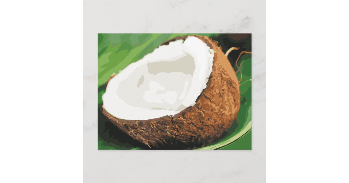 Fresh Hawaiian Coconuts Postcard Zazzle