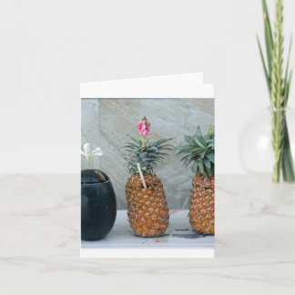 fresh healthy pineapple card