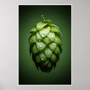 Fresh Hop Cone - Beer Poster