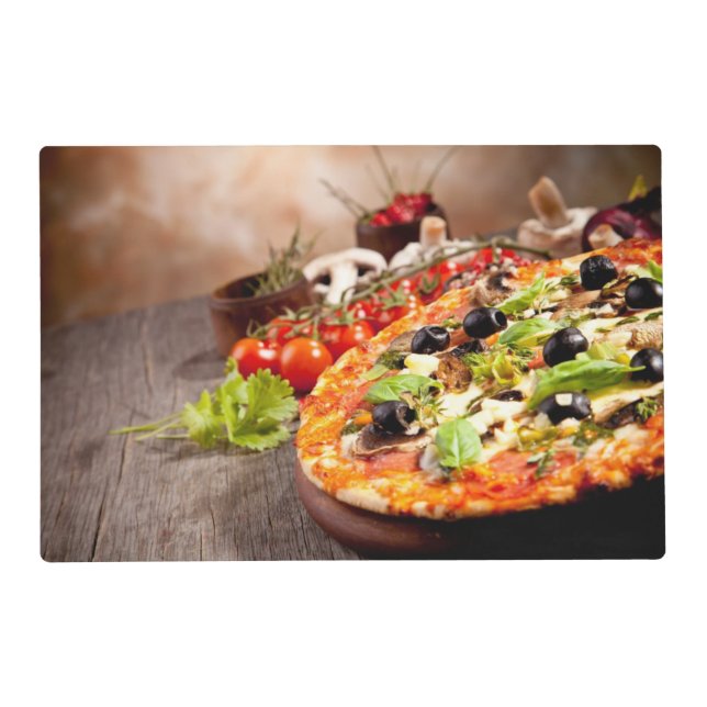 Fresh Italian pizza Placemat (Front)