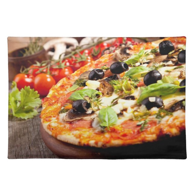 Fresh Italian pizza Placemat (Front)