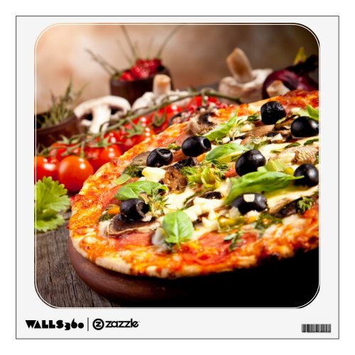 Fresh Italian pizza Wall Sticker