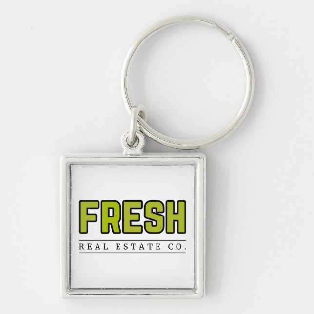 FRESH Keychain (Silver Frame) (Front)