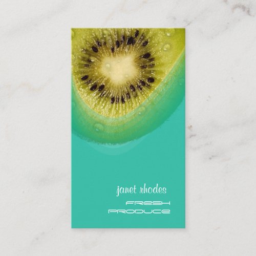 Organic growers, photo business cards