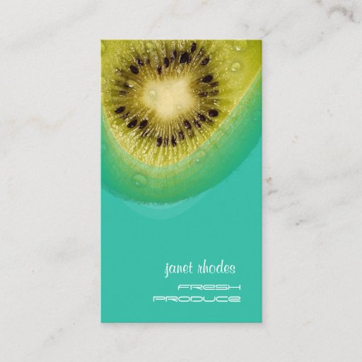 Customizable Organic growers, photo business cards