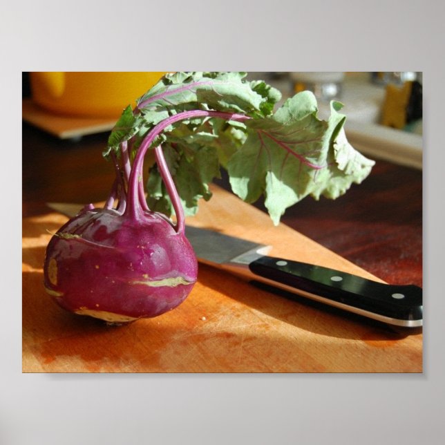 Fresh Kohrabi Poster (Front)