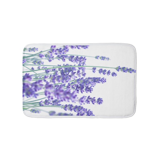 Fresh Lavender #1 Bathroom Mat (Front)