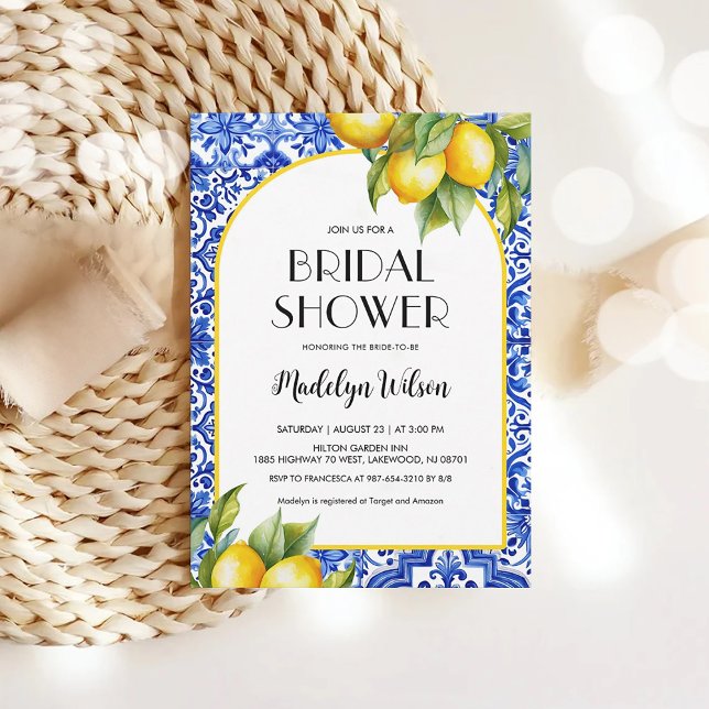 Fresh Lemon Bridal Shower Invitation (Creator Uploaded)