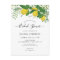 Fresh Lemon Bridal Shower Invitation Postcard