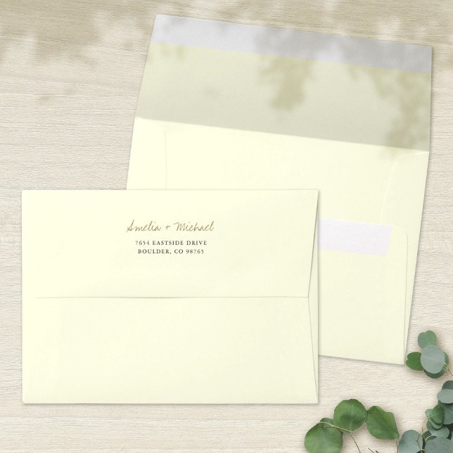 Fresh Lemon Color Simple Envelope (Creator Uploaded)
