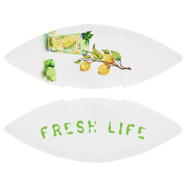 Fresh Lemon Drink Football - Custom Text (Panels)