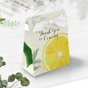 Lemon themed favor bags  Food, Quick, Takeout container