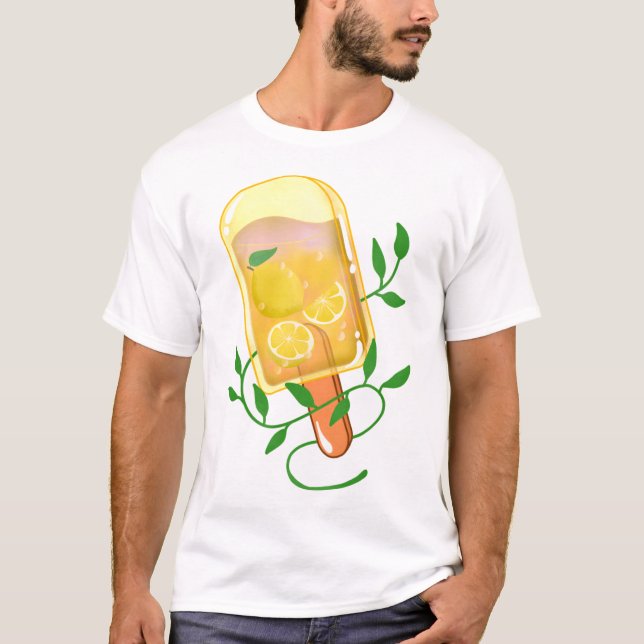 Fresh Lemon Ice Pop  T-Shirt (Front)