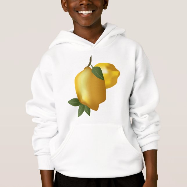 Fresh Lemon Illustration Hoodie (Front)