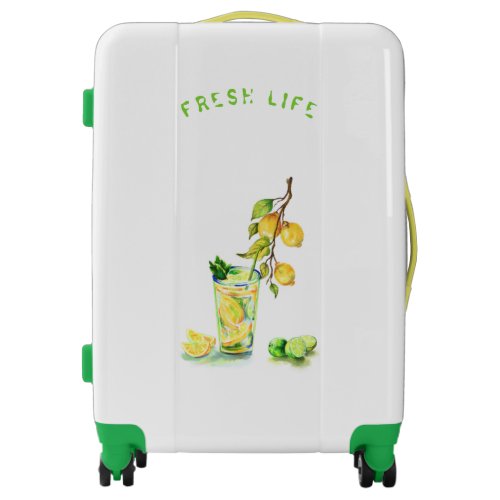 Fresh Lemon Juice Cool Drink Lemonade Luggage