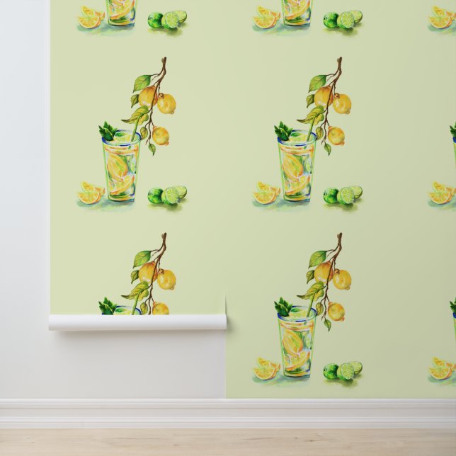 Fresh Lemon Juice Drink Wallpaper (Application)