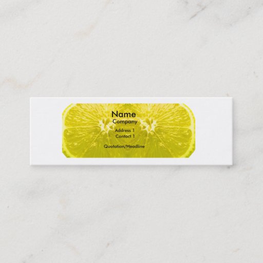 Customizable Fresh Lemon Business Card Templates