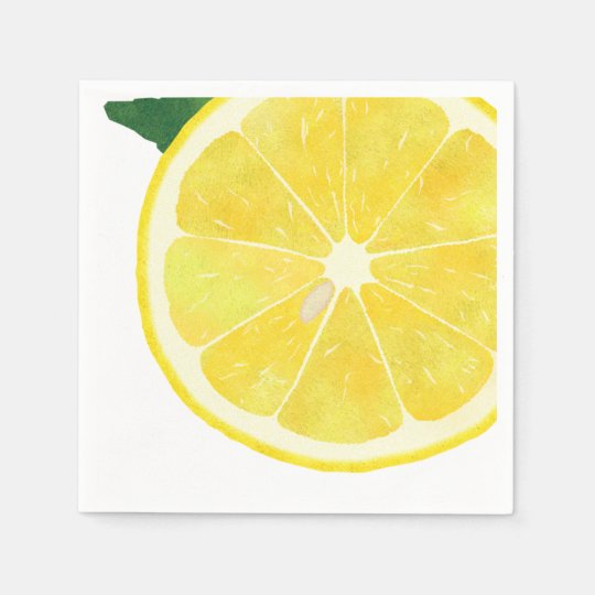 Fresh Lemon Paper Napkin