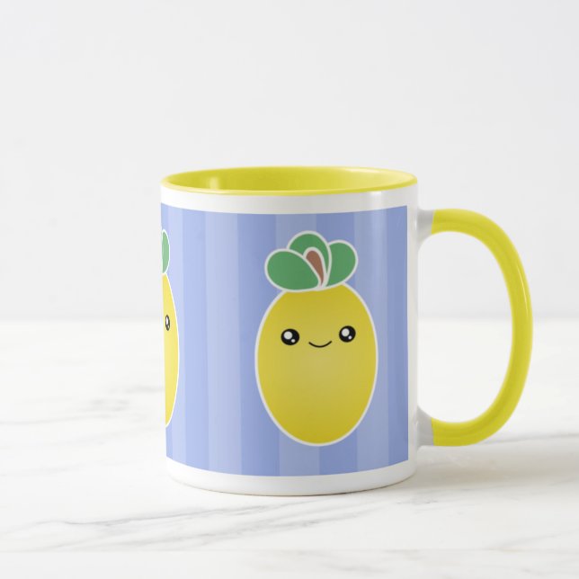 Fresh Lemons Kawaii Mug (Right)