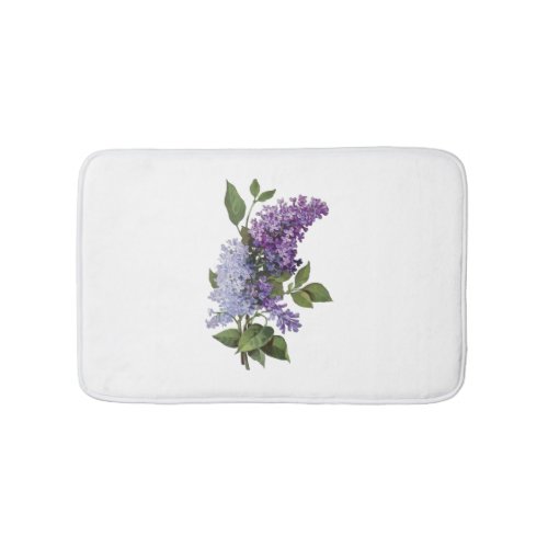Fresh Lilacs _ French Country Home Decor Bathroom Mat