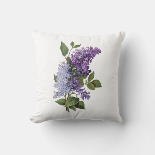 Fresh Lilacs _ French Country Home Decor Throw Pillow
