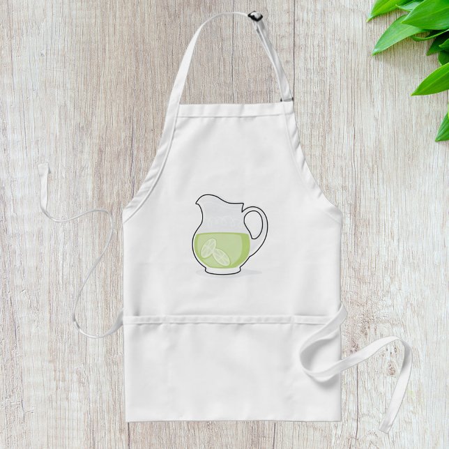 Fresh Lime Juice Pitcher Adult Apron (Creator Uploaded)