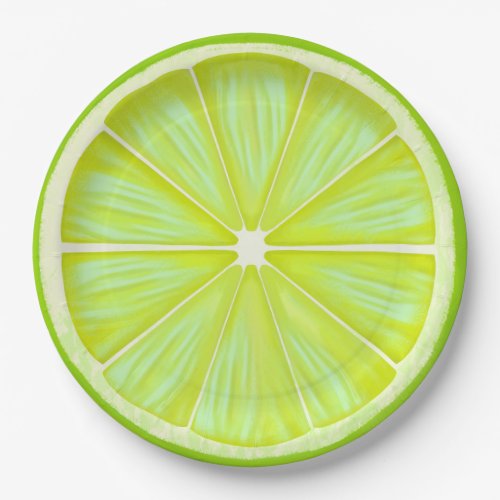 Fresh Lime Slice Mule Cocktail Party Paper Plates