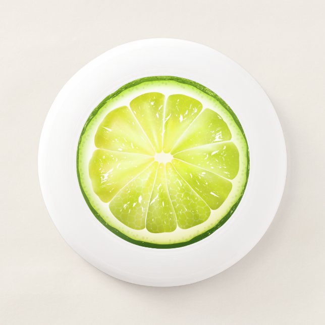 Fresh Lime Slice S01 Wham-O Frisbee (Front)
