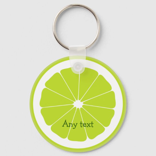 Fresh Lime Theme Keychains (Front)