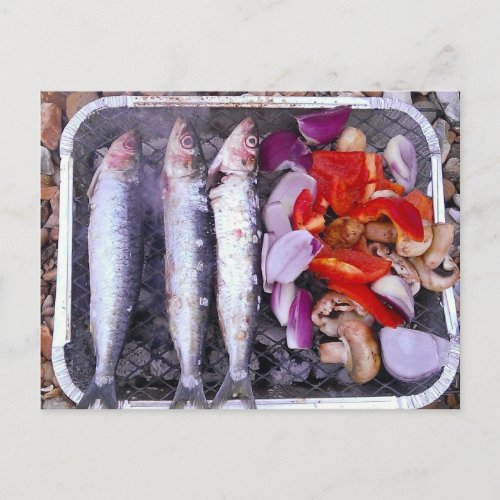 Fresh Mackerel Postcard