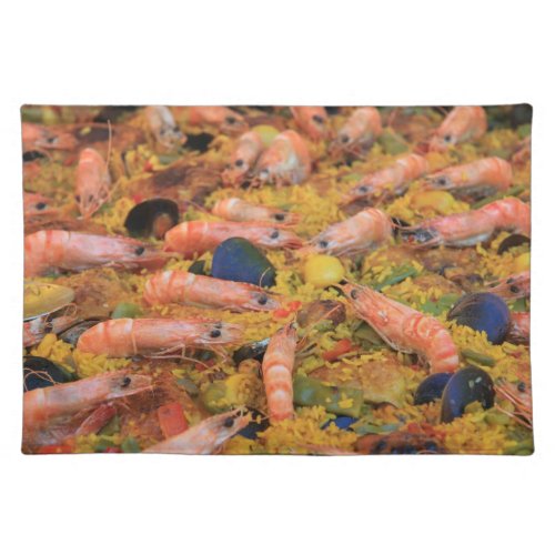 fresh made Paella placemat