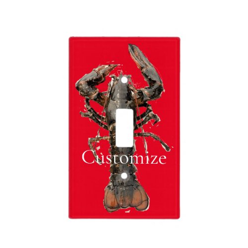 Fresh Maine Lobster Thunder_Cove Light Switch Cover