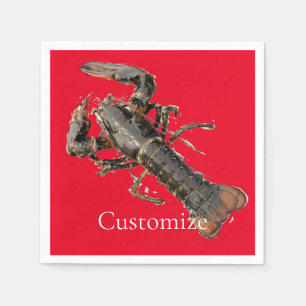 Fresh Maine Lobster Thunder_Cove Napkins