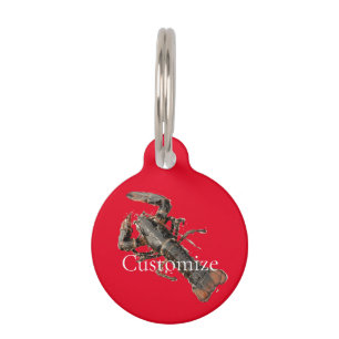 Fresh Maine Lobster Thunder_Cove Pet ID Tag