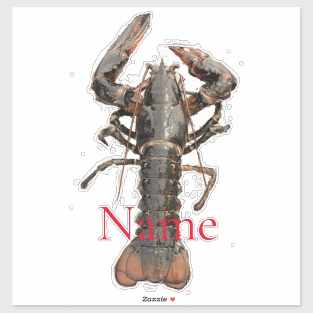 Fresh Maine Lobster Thunder_Cove Sticker (Sheet)
