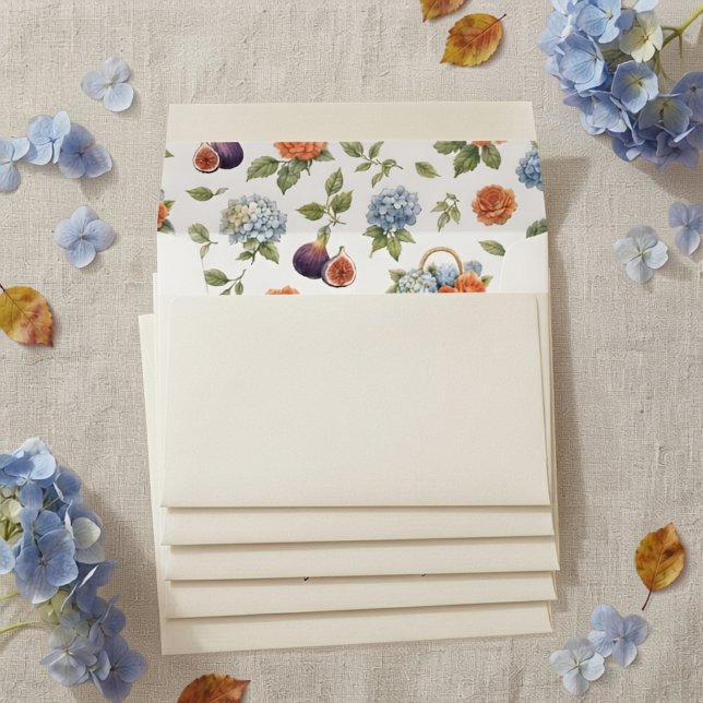 Fresh Market floral Figs Pattern Envelope (Fresh Market floral Figs Pattern Envelope)