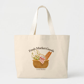 Fresh Market Goods – Vintage Style Tote Bag