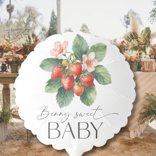 Fresh Market Strawberry Berry Sweet Baby Shower Balloon