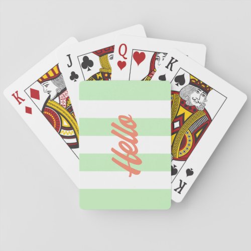 Fresh Melon and Beach Vibes Poker Cards