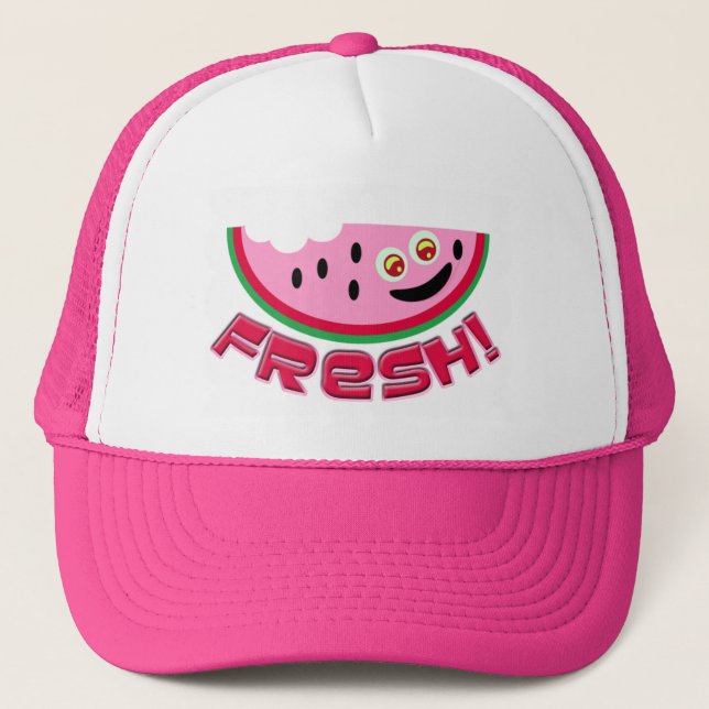 Fresh Melon Attitude Trucker Hat (Front)