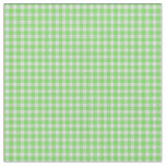 Fresh Minty Green Gingham Checkered Plaid Fabric