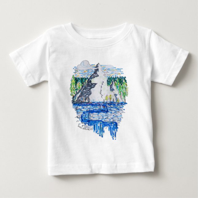 Fresh Mountain Baby T-Shirt (Front)