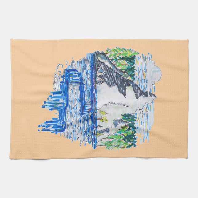 Fresh Mountain Kitchen Towel (Horizontal)