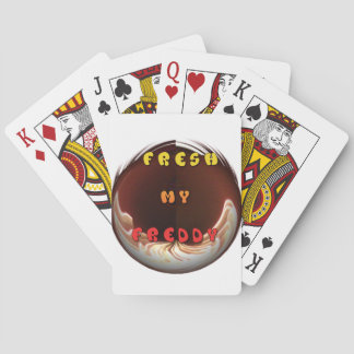 Fresh My Freddy Art Print Poker Cards