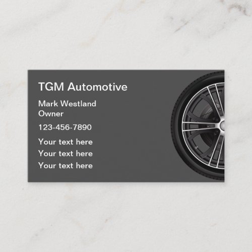 Fresh New Automotive Business Cards Design