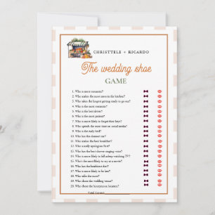 Fresh of the market Garden Weding Shoe Game Card