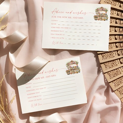 Fresh Off The Market Advice and Wishes Bridal Card