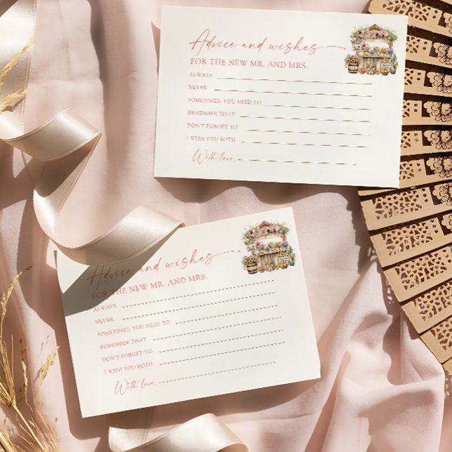 Fresh Off The Market Advice and Wishes Bridal Card (Creator Uploaded)