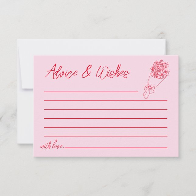 Fresh Off The Market Advice & Wishes Note Card (Front)