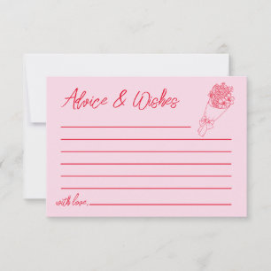 Fresh Off The Market Advice & Wishes Note Card